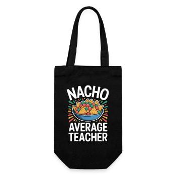 Nacho Enseignant Moyen Drôle Design - Sac à bouteille - noir - Devant