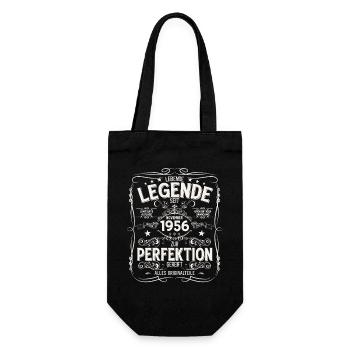 70ème Anniversaire Légende Novembre Millésime 1956 - Sac à bouteille - noir - Devant