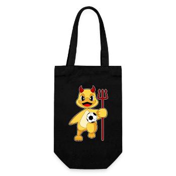 Duck Halloween Football - Gift Bag for Bottles - black - Front