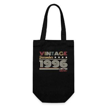Geschenk Dezember 1996 - Geschenkbeutel für Flaschen - Schwarz - Vorne