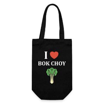 J Adore Bok Choy Graphique - Sac à bouteille - noir - Devant