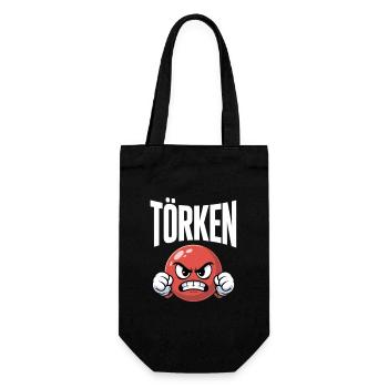 Drôle Dire Törken Dessin animé Drôle Dinde Mème - Sac à bouteille - noir - Devant