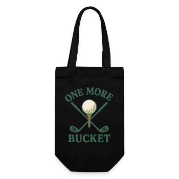 Ein weiterer Eimer Golfschläger Fun Design - Geschenkbeutel für Flaschen - Schwarz - Vorne