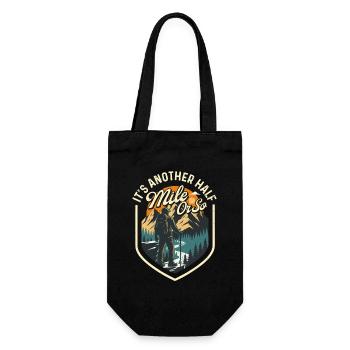 Es ist noch eine halbe Meile oder so Wanderwanderer - Geschenkbeutel für Flaschen - Schwarz - Vorne