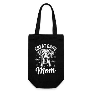 Great Dane Saying Funny Great Dane Gift - Gift Bag for Bottles - black - Front