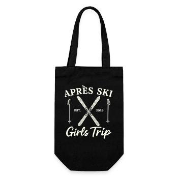 Vacances de ski pour filles 2026 Après Ski Girls Trip Party - Sac à bouteille - noir - Devant