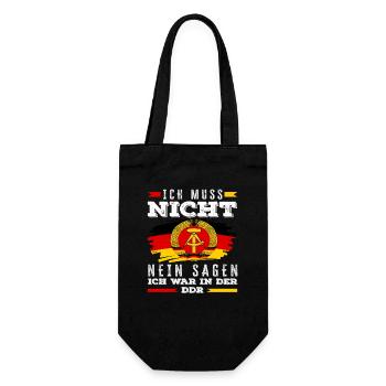 Ossi Spruch DDR Stolz Nein Sagen - Sac à bouteille - noir - Devant