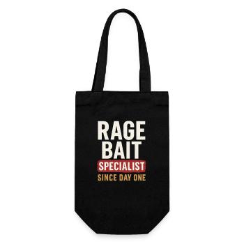 Spécialiste de l’appât de rage depuis le premier jour, drôle de dicton - Sac à bouteille - noir - Devant