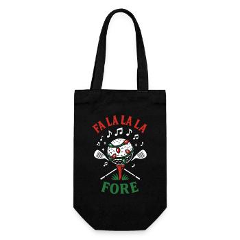 Fa La La La Fore Golf Noël - Sac à bouteille - noir - Devant