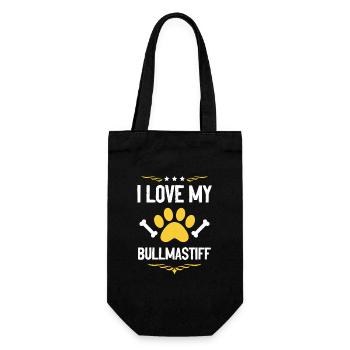 J’adore Bullmastiff - Sac à bouteille - noir - Devant