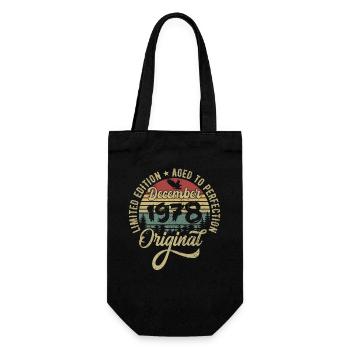 Dezember 1978 - Legende Seit Dezember 1978 - Geschenkbeutel für Flaschen - Schwarz - Vorne