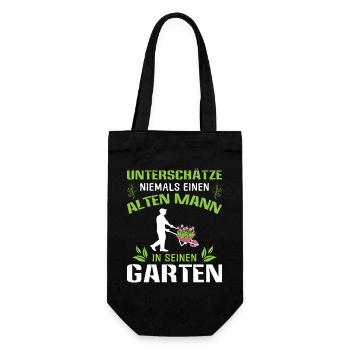 Garden Gardener Gardening Gardening Gardening Gardening - Gift Bag for Bottles - black - Front