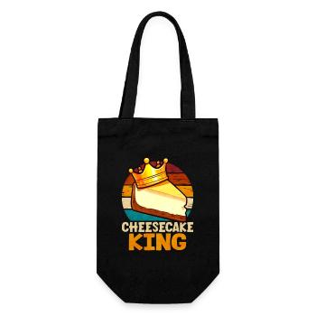 Cheesecake King Rétro - Sac à bouteille - noir - Devant