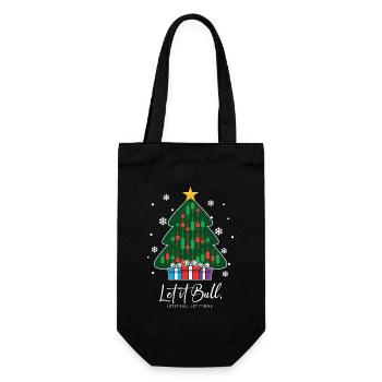 Let It Bull Crypto Exchanges Arbre de Noël - Sac à bouteille - noir - Devant