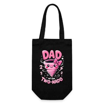 Papa ZweiNado - Gift Bag for Bottles - black - Front