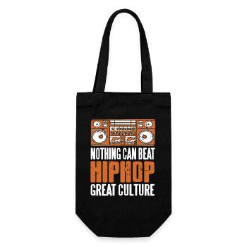 Nothing Can Beat Urban Beat Flow Culture - Geschenkbeutel für Flaschen - Schwarz - Vorne
