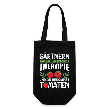 Garden Gardener Gardening Gardening Gardening Gardening - Gift Bag for Bottles - black - Front