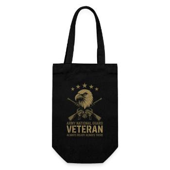 Veteran Der Armee National Guard Veteran Im - Geschenkbeutel für Flaschen - Schwarz - Vorne