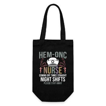  Hematology Department Supplies Night Shift - Gift Bag for Bottles - black - Front