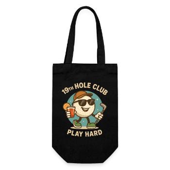 Golf Fun Club 19e trou Jouer dur - Sac à bouteille - noir - Devant