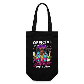 Official Schlager Party Crew - Gift Bag for Bottles - black - Front