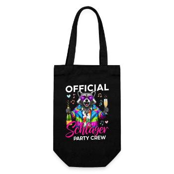 Official Schlager Party Crew - Gift Bag for Bottles - black - Front