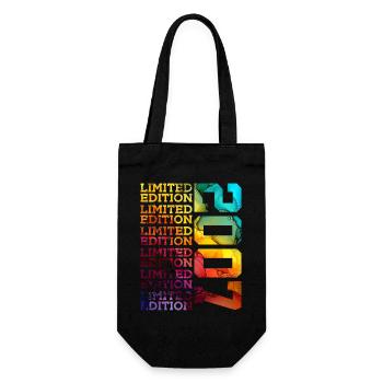 LIMITED EDITION 2007 19 YEARS 19TH BIRTHDAY - Gift Bag for Bottles - black - Front