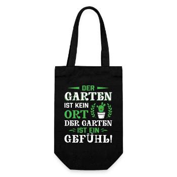 Garden Gardener Gardening Gardening Gardening Gardening - Gift Bag for Bottles - black - Front
