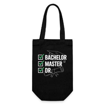 Bannière de remise des diplômes Bachelor Master Dr - Sac à bouteille - noir - Devant