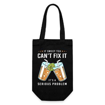 Chai Tea - Gift Bag for Bottles - black - Front
