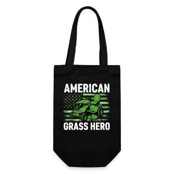 American Grass Hero - Geschenkbeutel für Flaschen - Schwarz - Vorne