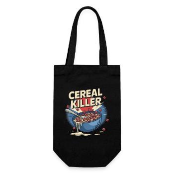 Cereal Killer - Petit-déjeuner rétro - Sac à bouteille - noir - Devant