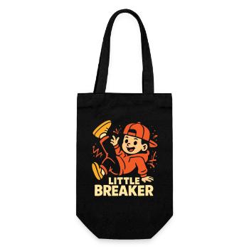 Little Breaker – Cool Breakdance Kids - Sac à bouteille - noir - Devant