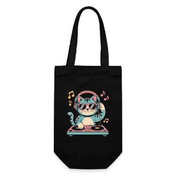 DJ Cat - Sac à bouteille - noir - Devant