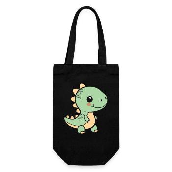 Cute Little Dinosaur - Gift Bag for Bottles - black - Front