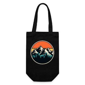 Randonnée Randonneur Alpiniste Cadeau - Sac à bouteille - noir - Devant