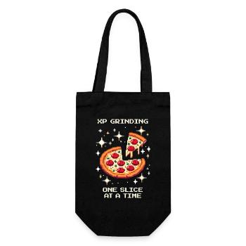 XP-Grinding: Ein Stück nach dem anderen | Pizza - Gift Bag for Bottles - black - Front