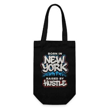 New York Hustle – Graffiti Streetwear Style - Gift Bag for Bottles - black - Front