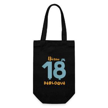 Niveau 18 Débloqué - Sac à bouteille - noir - Devant