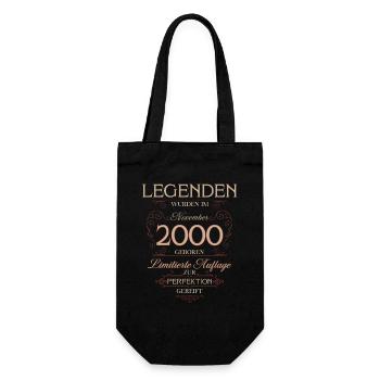 25ème Anniversaire Légende Novembre Millésime 2000 - Sac à bouteille - noir - Devant