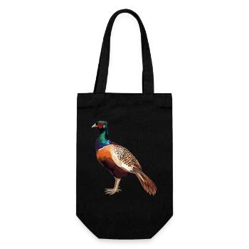 Pheasants Pheasant - Gift Bag for Bottles - black - Front