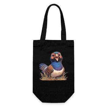 Pheasants Pheasant - Gift Bag for Bottles - black - Front