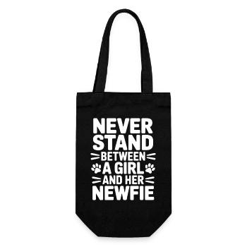 Terre-Neuve disant drôle de Terre-Neuve cadeau - Sac à bouteille - noir - Devant