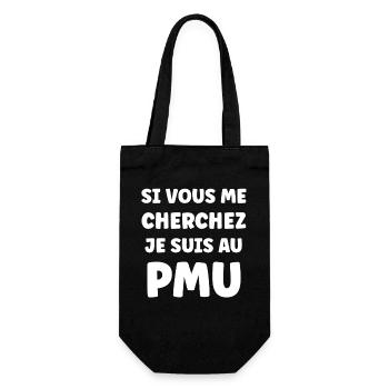 PMU-Humor - Geschenkbeutel für Flaschen - Schwarz - Vorne