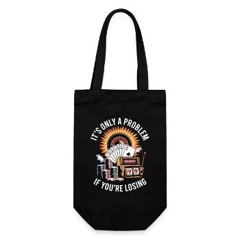 Ce n’est un problème que si vous perdez des vêtements - Sac à bouteille - noir - Devant