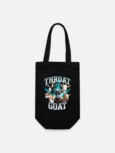 Throat Goat Meme Y2K Bootleg Unwearable - Geschenkbeutel für Flaschen - Schwarz