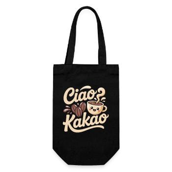 Ciao Cacao Chocolat chaud Chocolat chaud Au revoir - Sac à bouteille - noir - Devant