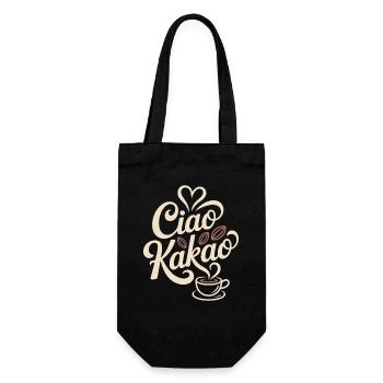 Ciao Cacao Chocolat chaud Chocolat chaud Au revoir - Sac à bouteille - noir - Devant