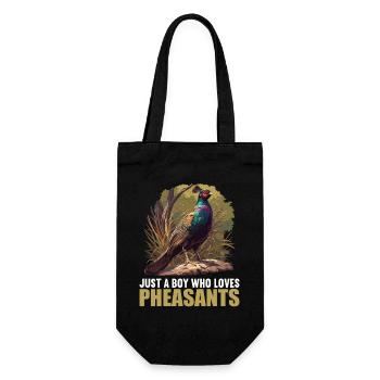 Pheasants Pheasant - Gift Bag for Bottles - black - Front