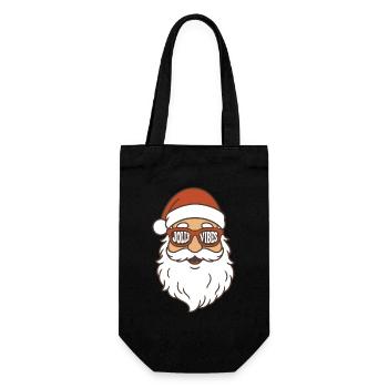 Jolly Vibes Père Noël Joie de Noël - Sac à bouteille - noir - Devant